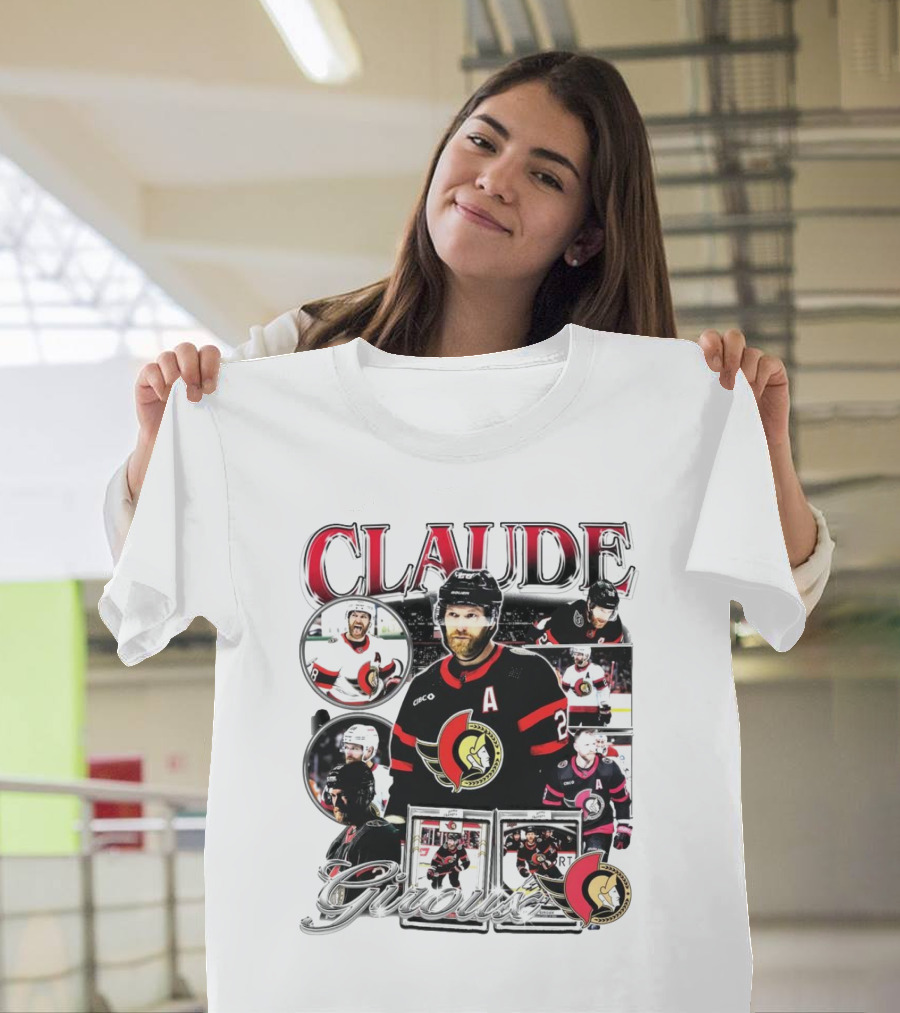 Claude Giroux Ottawa Senators Hockey Player Highlight Montage T-Shirt