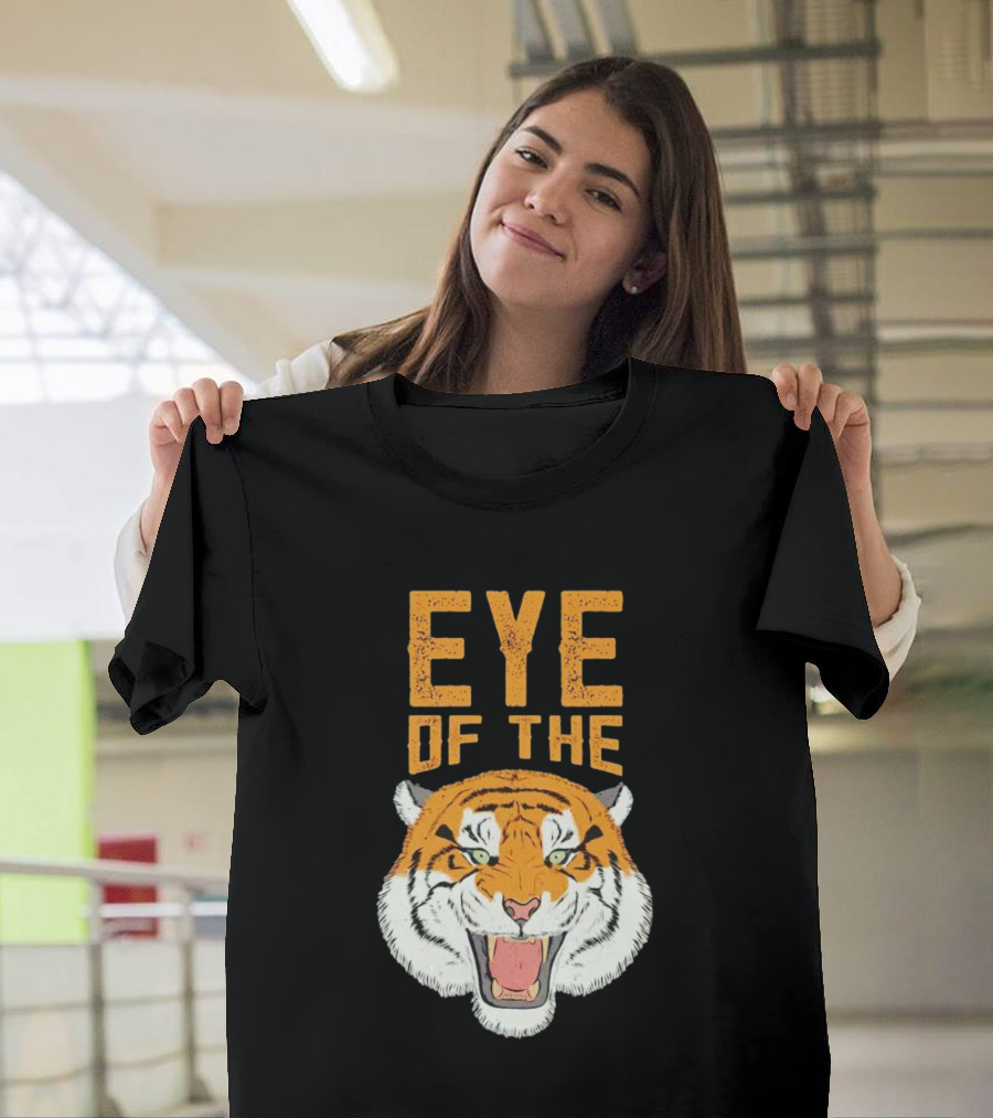 Eye Of The Tiger Fierce Roaring Tiger Face T-Shirt