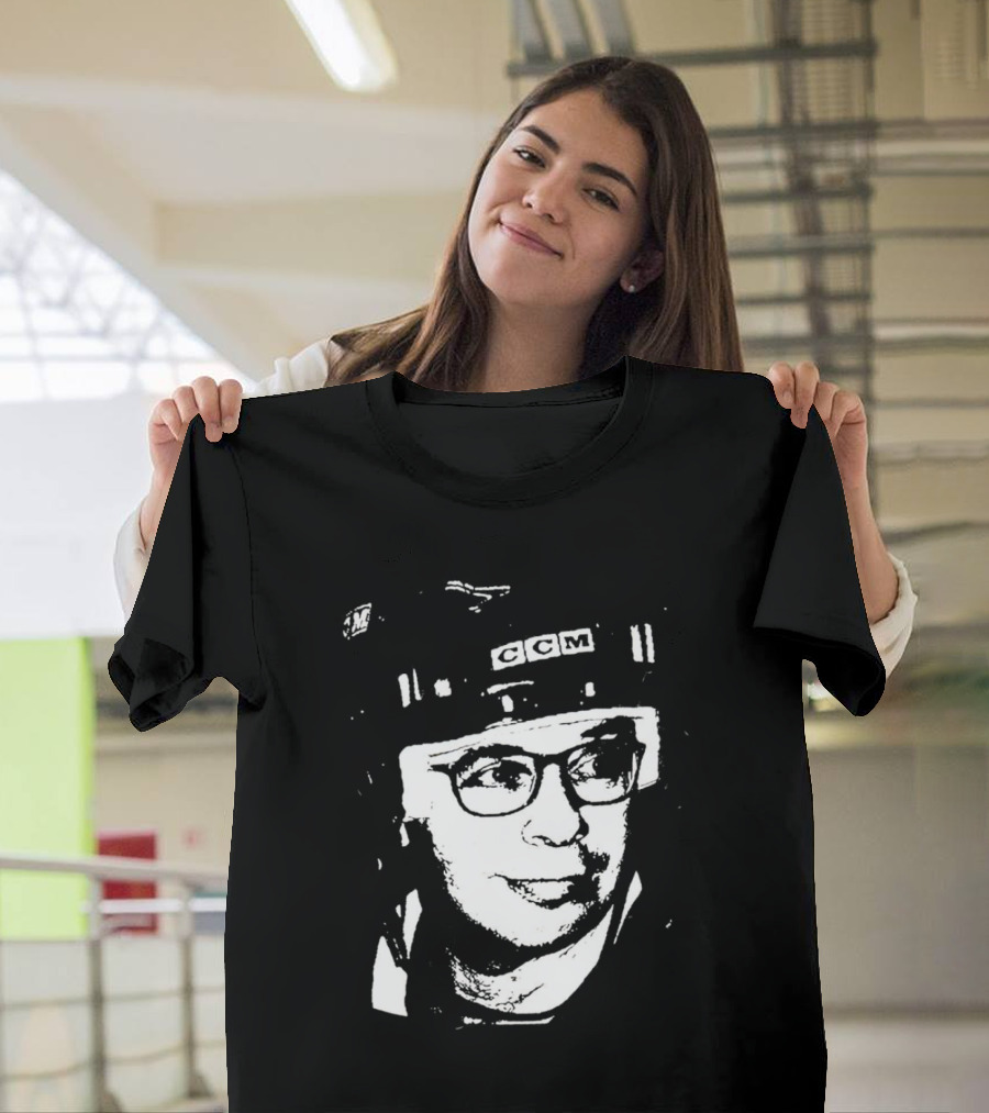 Rick Moranis CCM Hockey Helmet Iconic T-Shirt