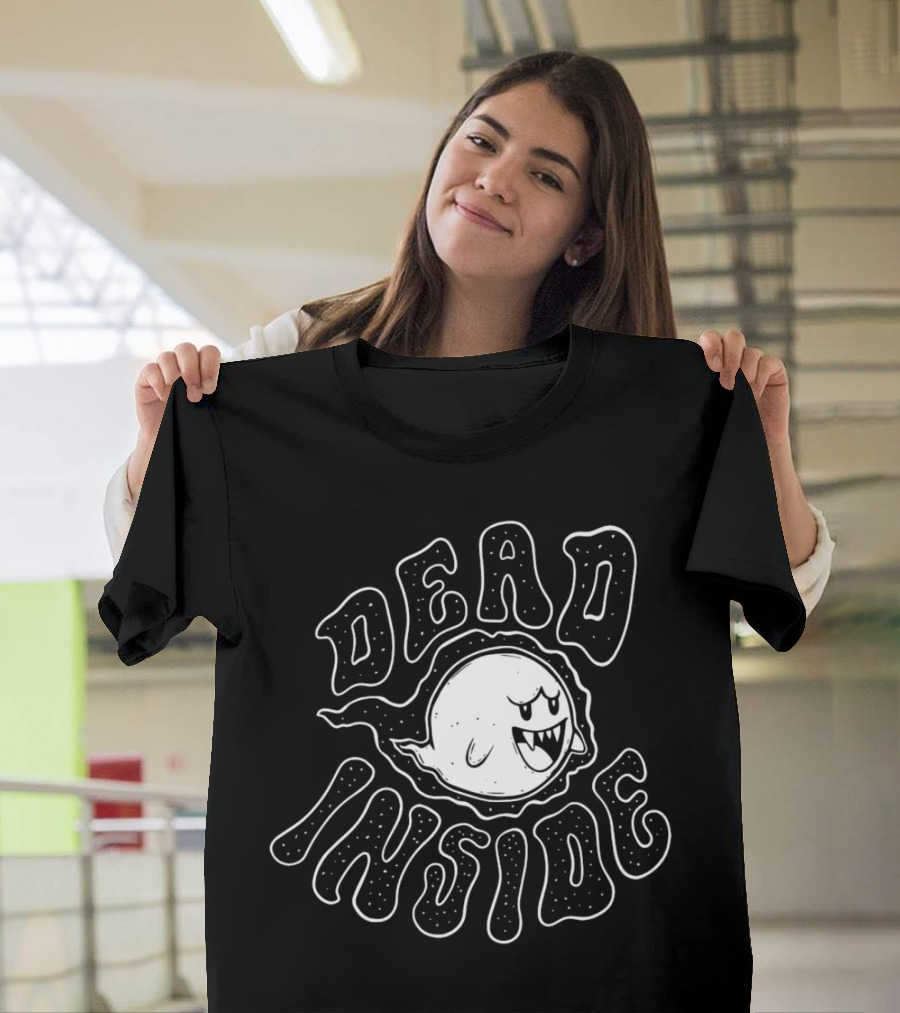 Dead Inside Horror Spooky Ghost T-Shirt