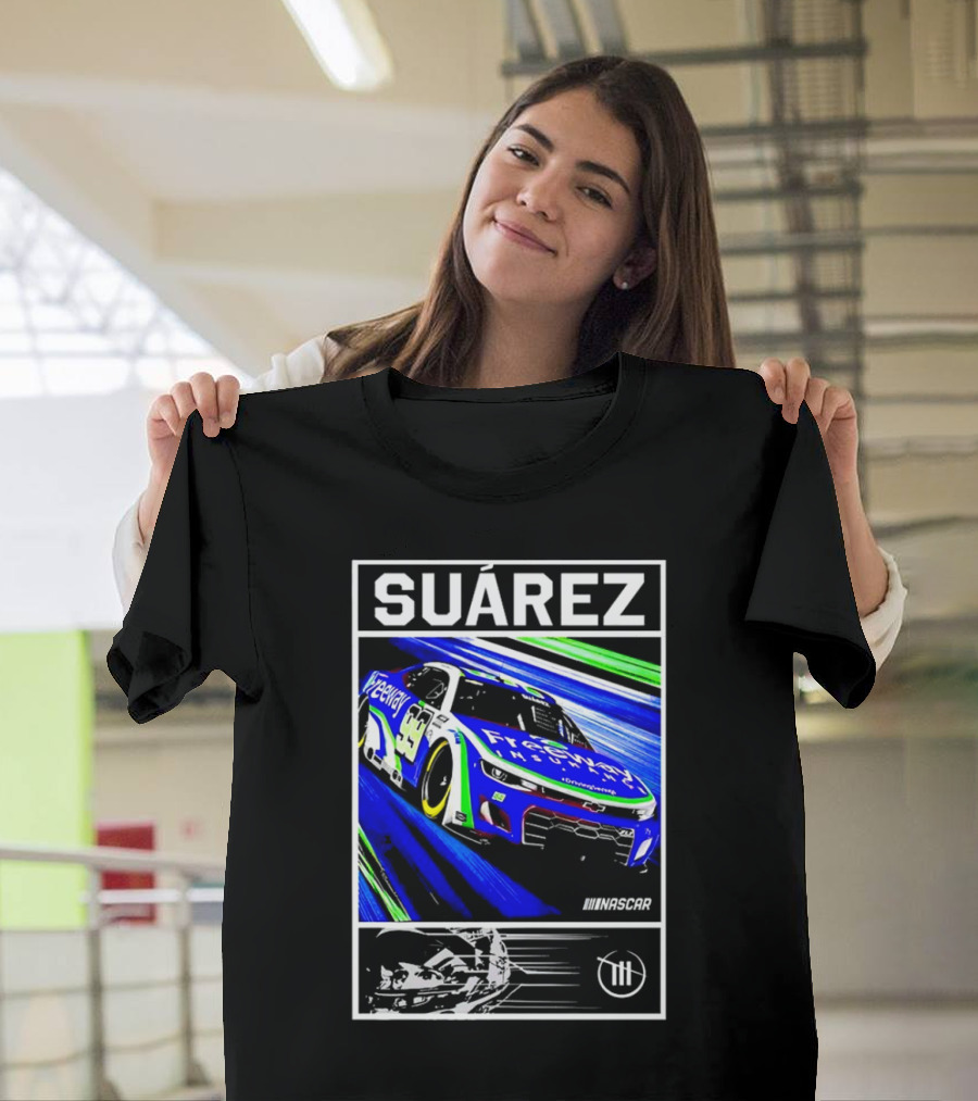 Suárez NASCAR Track Freeway Insurance 99 Racing Car T-Shirt