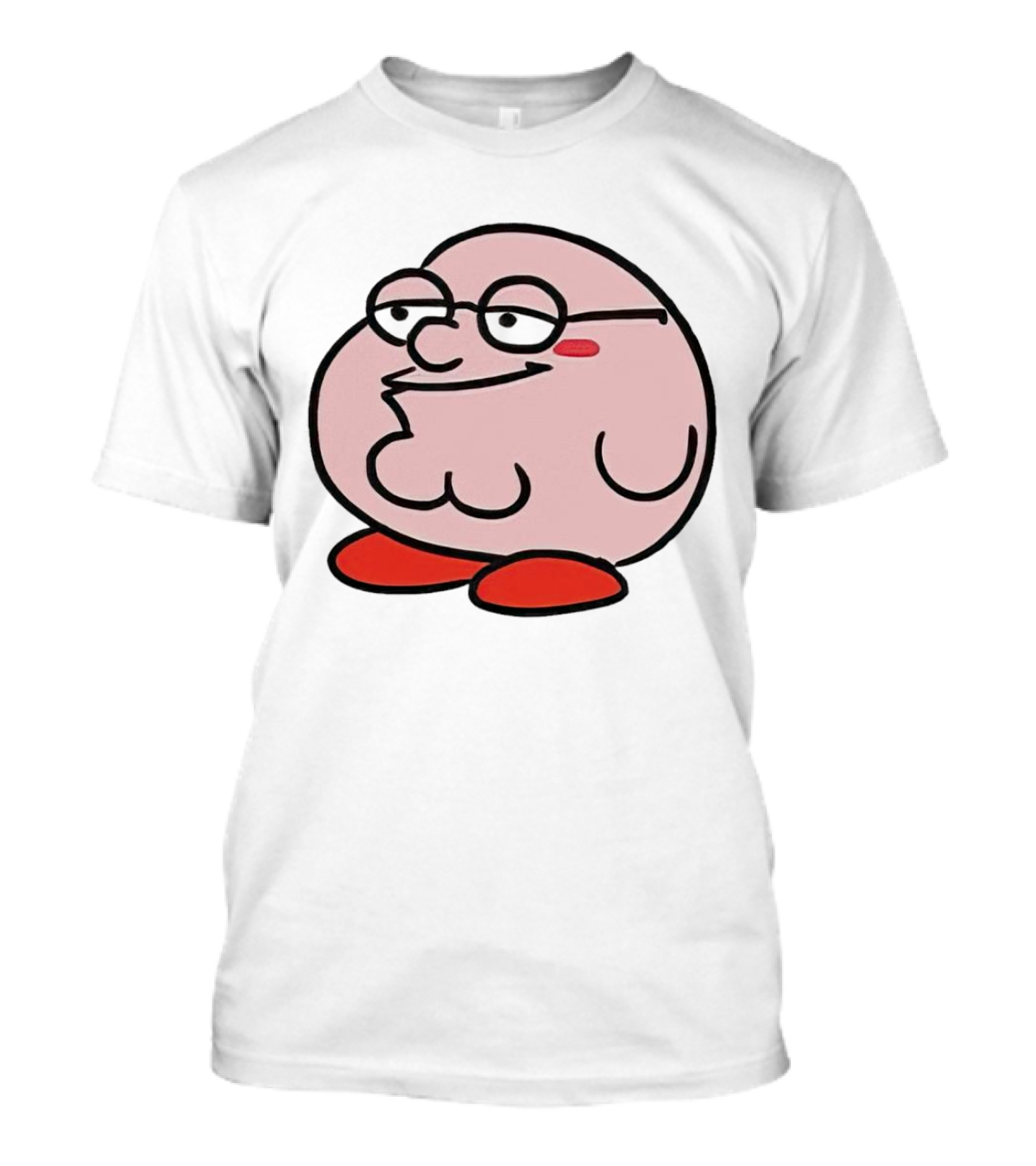 Peter Griffin Kirby Crossover Mashup T-Shirt