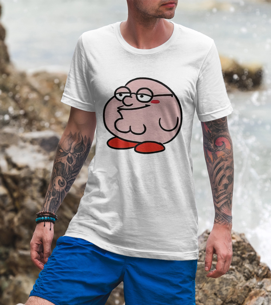 Peter Griffin Kirby Crossover Mashup T-Shirt
