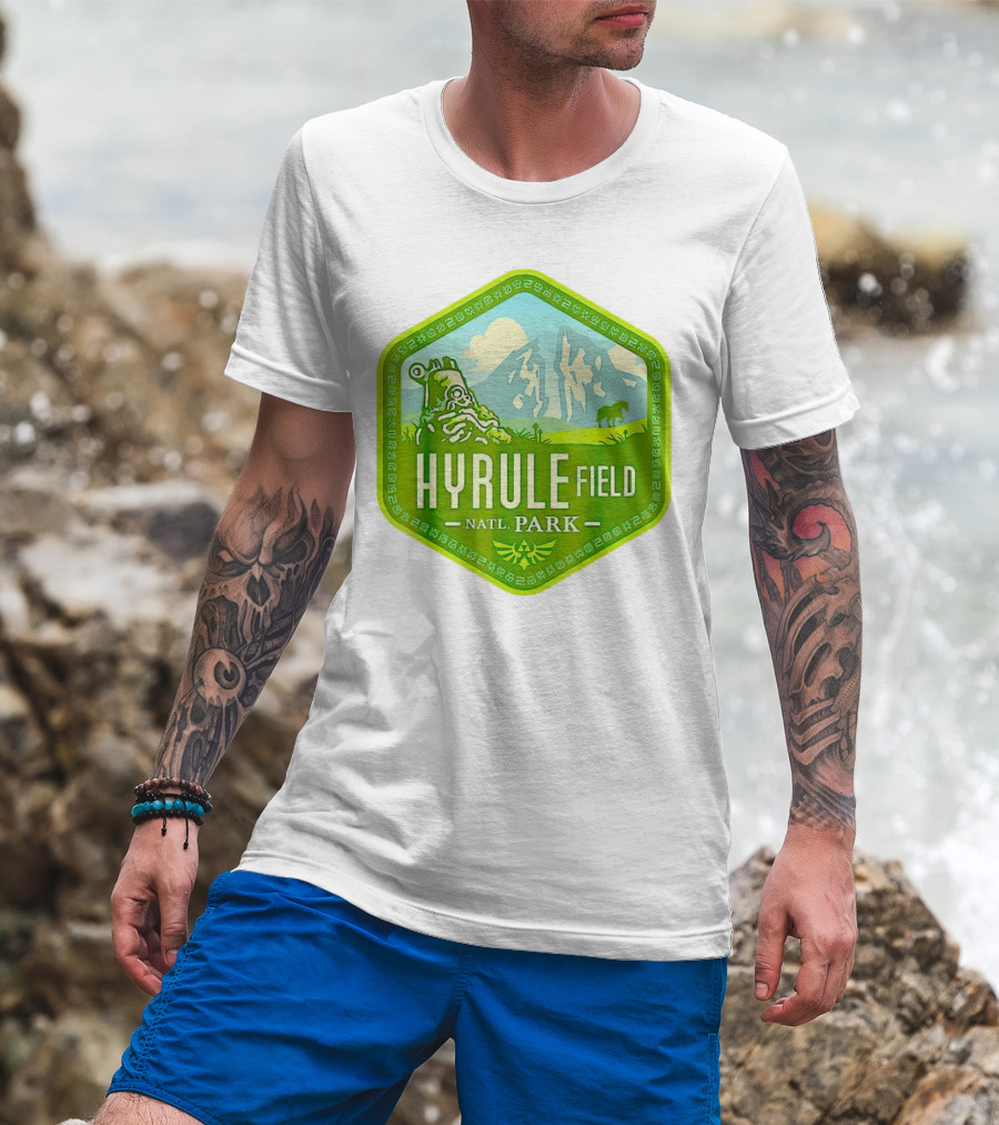 Hiking Wanderlust Hyrule Field National Park T-Shirt