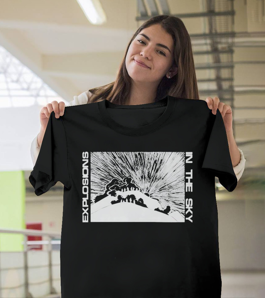 Explosions In The Sky Sunrise Mountain Burst T-Shirt