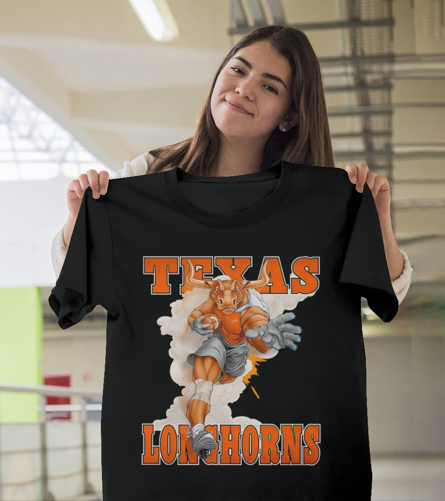 Texas Longhorns Mascot Charging Forward T-Shirt
