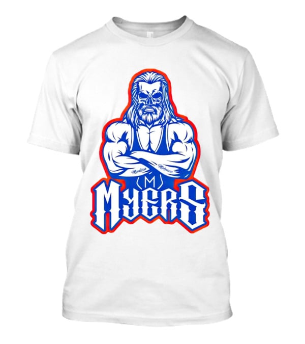 Brian Myers Skull Muscular Icon M Tattoo T-Shirt