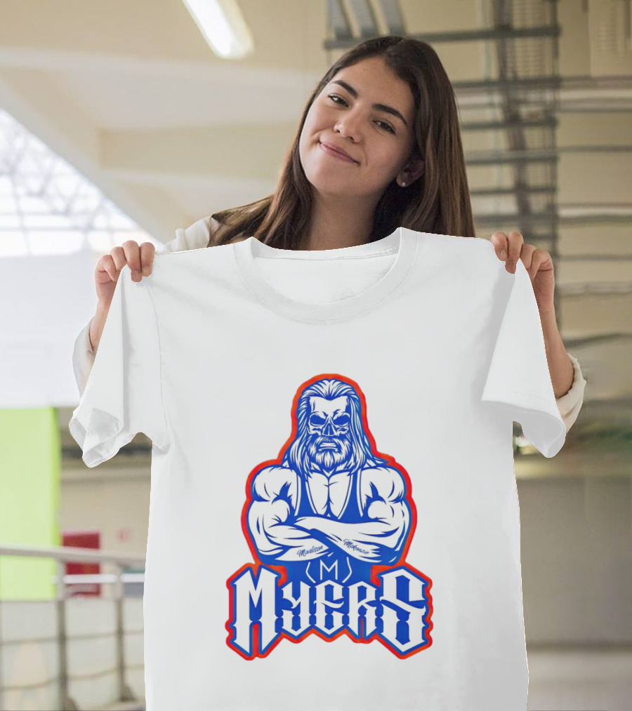 Brian Myers Skull Muscular Icon M Tattoo T-Shirt