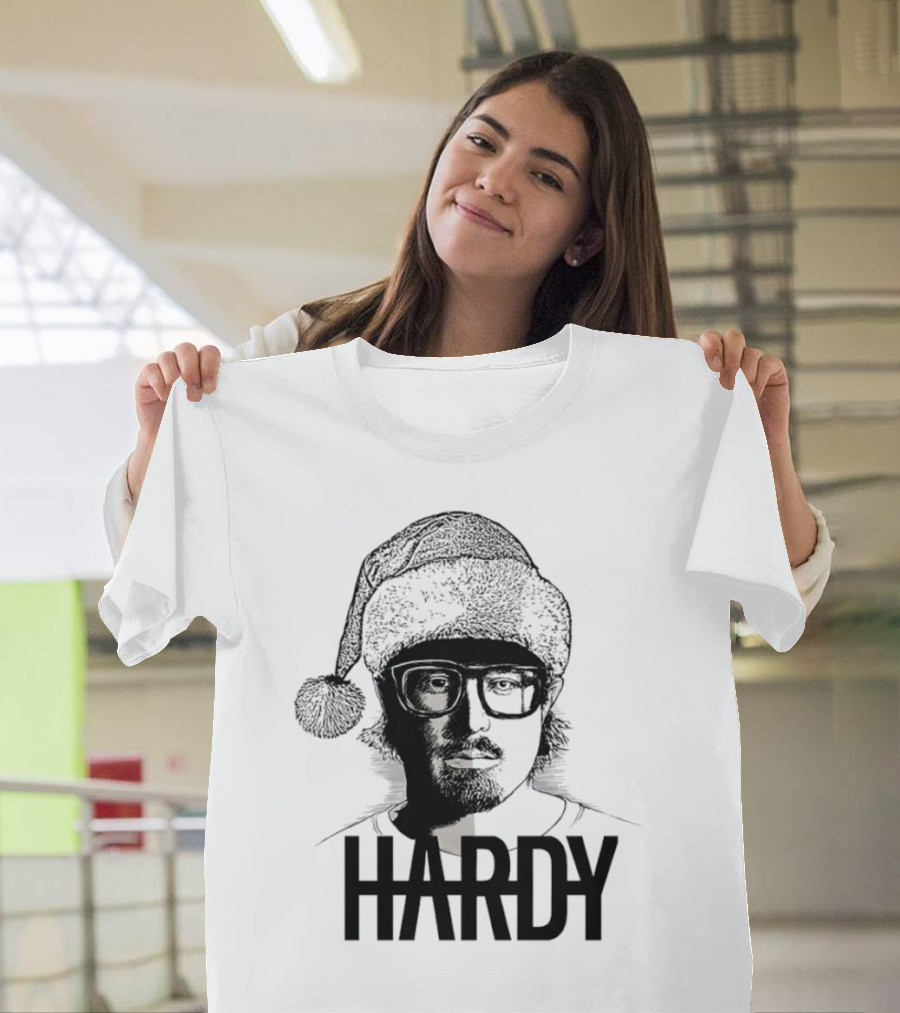HARDY Santa Hat Christmas T-Shirt