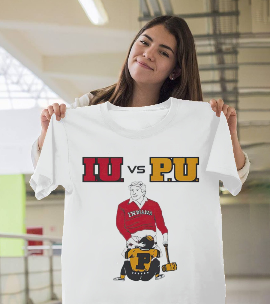 IU vs PU Indiana Adults Joke Rivalry T-Shirt