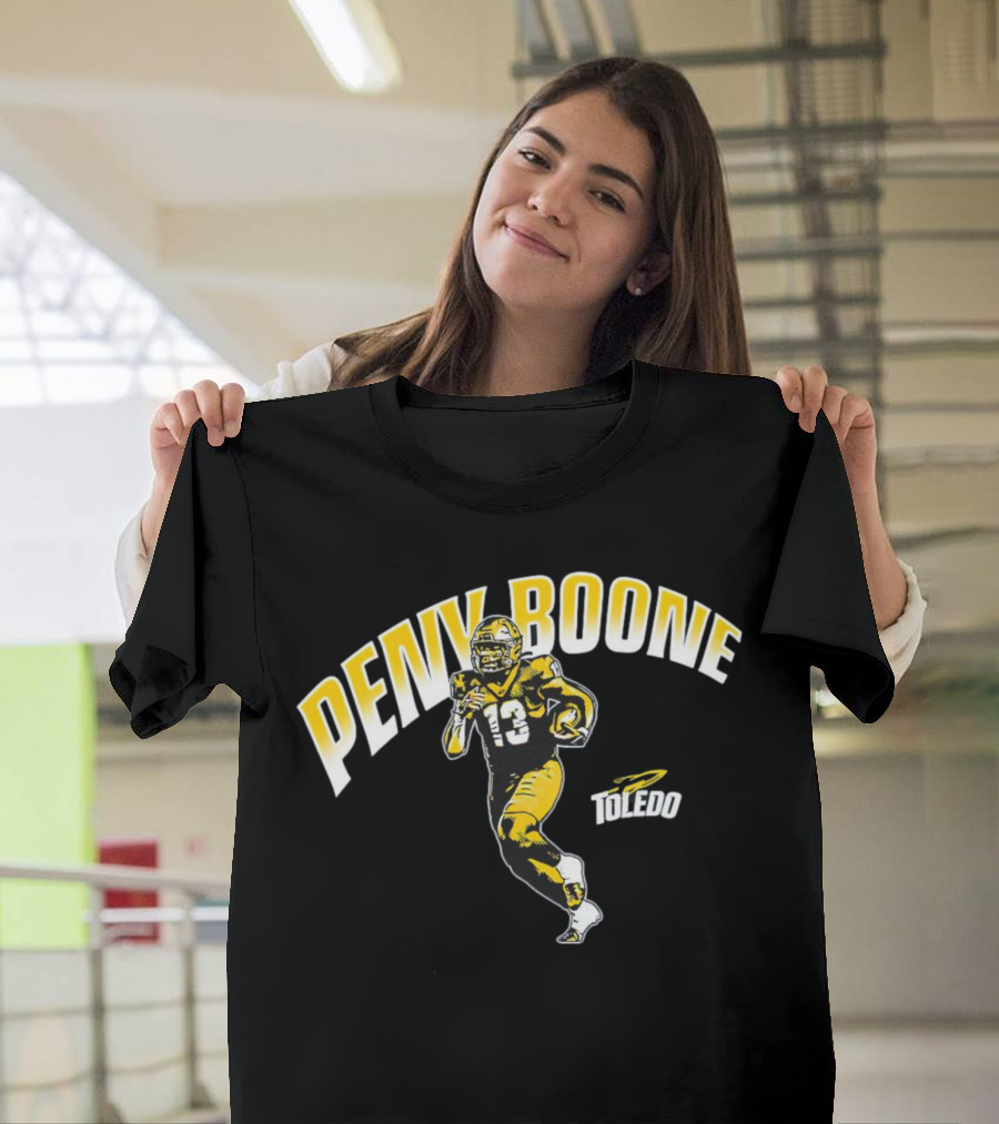 Peny Boone 13 Toledo Rockets Football T-Shirt