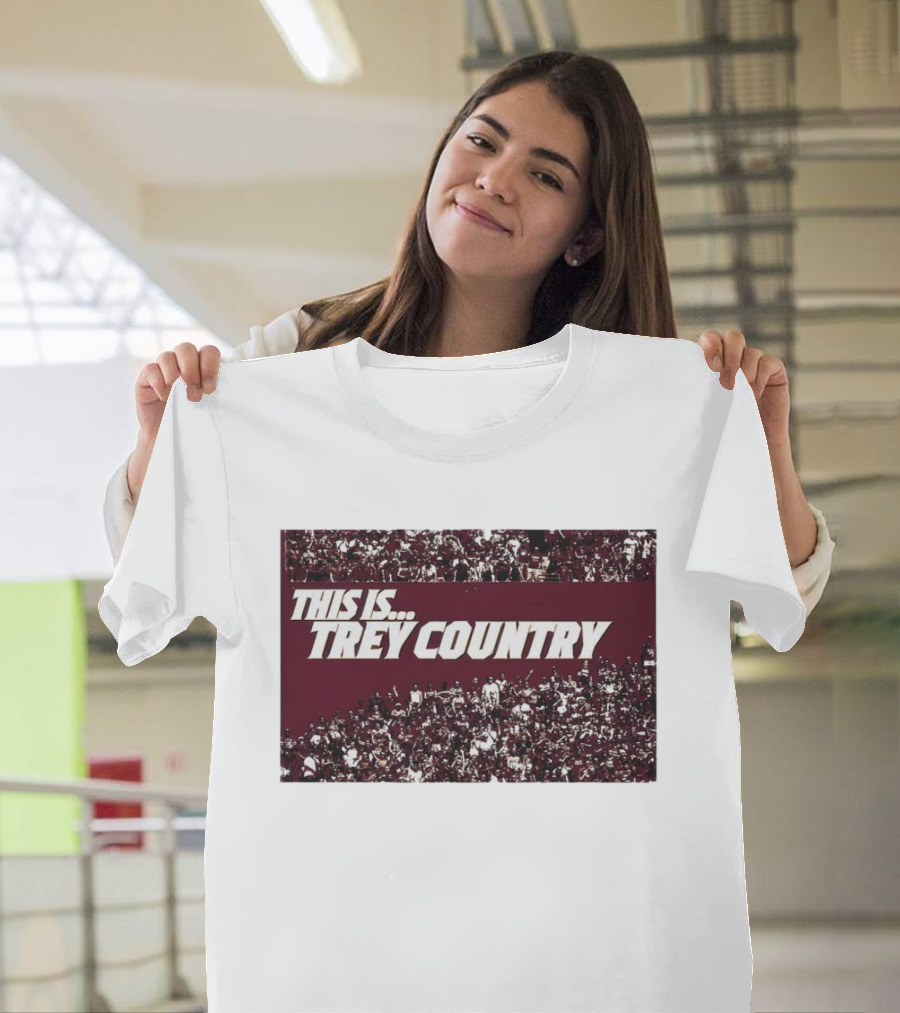 This Is Trey Benson Country Football Fan Crowd Scene T-Shirt