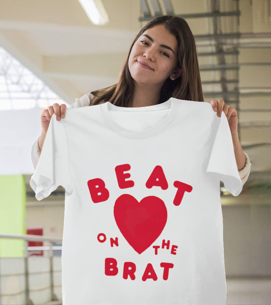 Beat on the Brat Red Heart T-Shirt