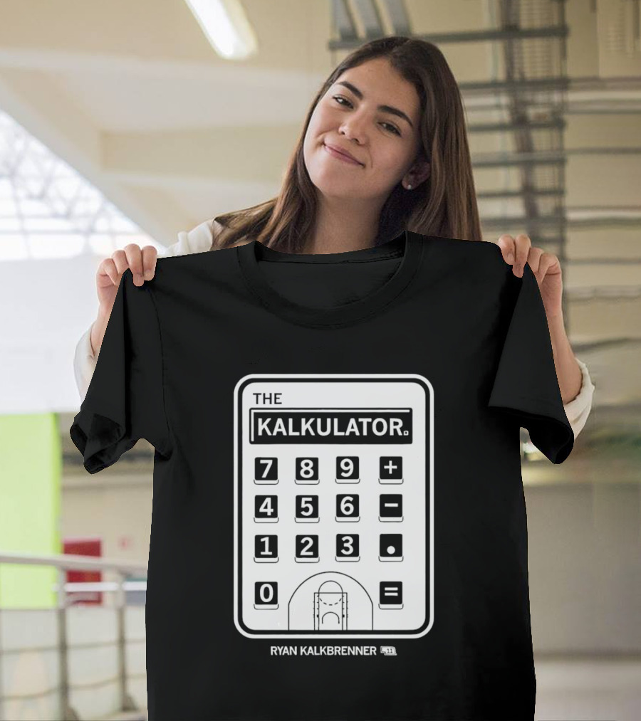 Ryan Kalkbrenner The Kalkulator Basketball Court Number 11 T-Shirt