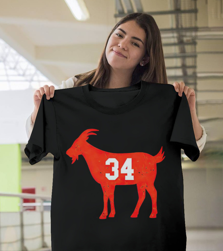 Walter Payton 34 Chicago Bears GOAT T-Shirt