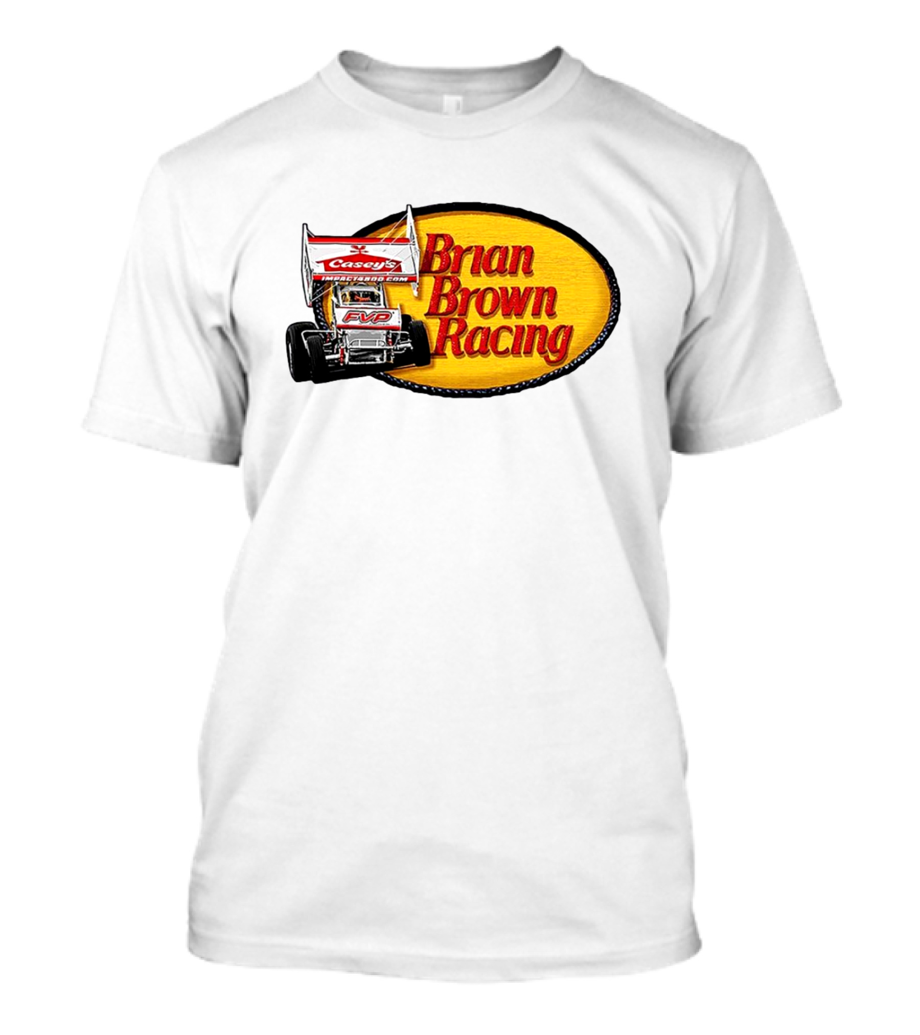 Brian Brown Racing Casey's FVP Sprint Car Racing T-Shirt