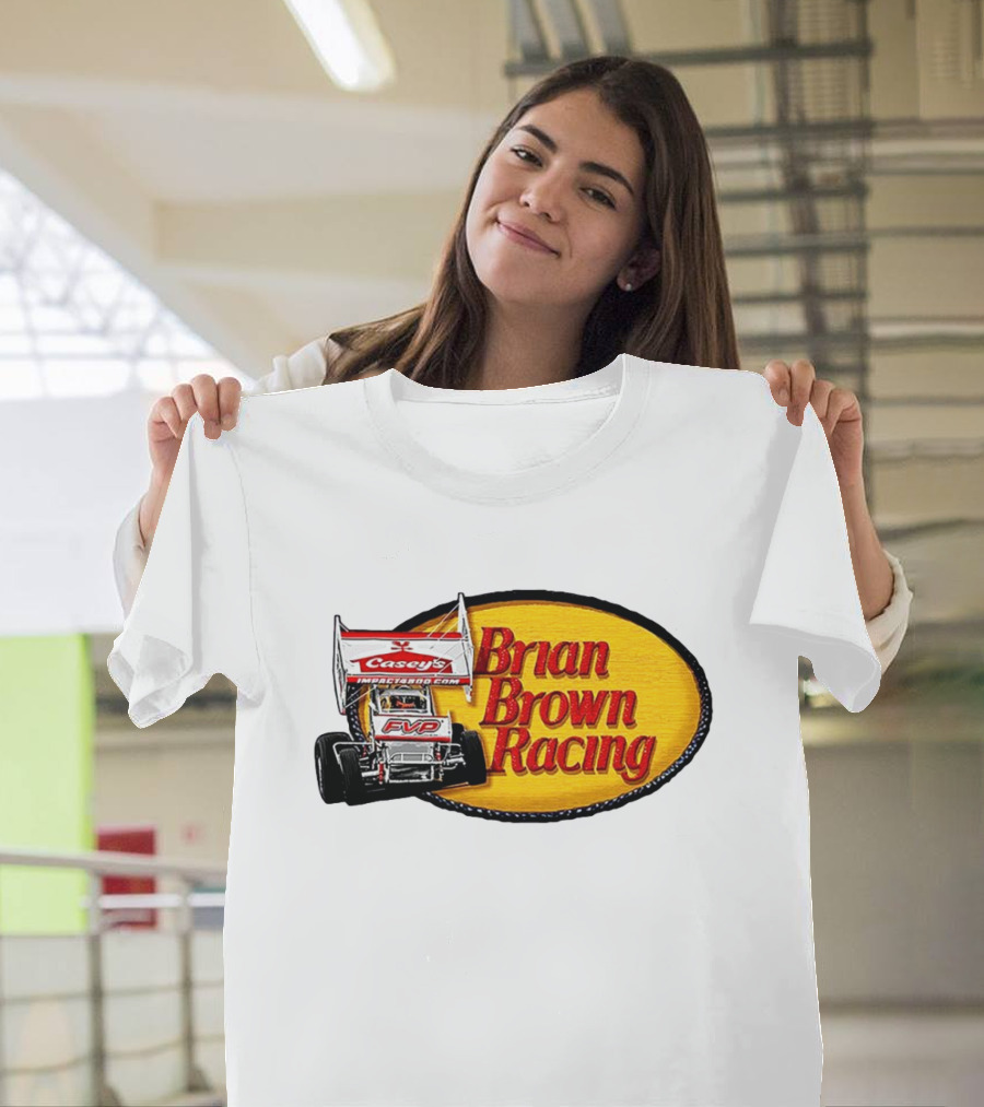 Brian Brown Racing Casey's FVP Sprint Car Racing T-Shirt