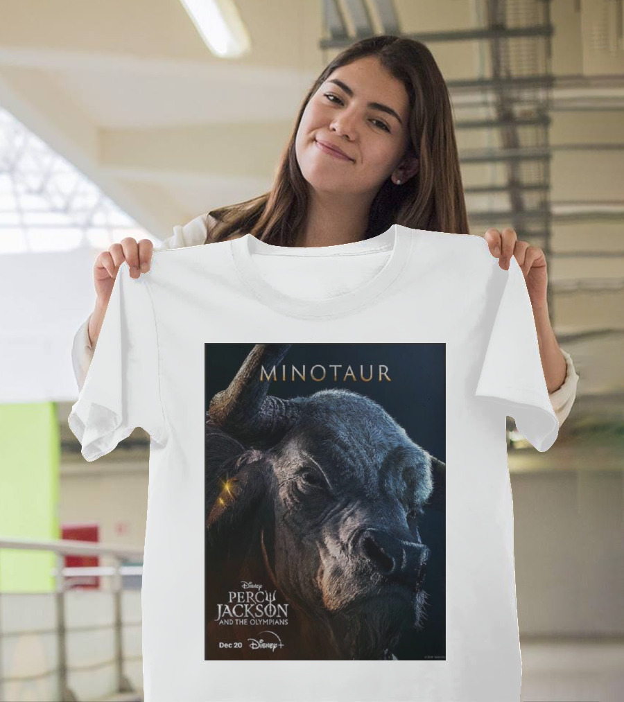 Minotaur Disney Percy Jackson And The Olympians Dec 20 Disney+ T-Shirt