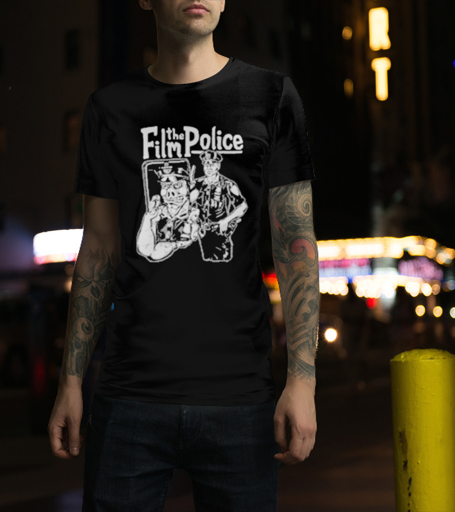 Punkwithacamera Film The Police Olafh Ace Officer Sketch T-Shirt