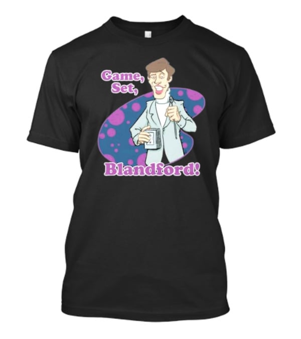 Game Set Blandford Comedy Microphone T-Shirt