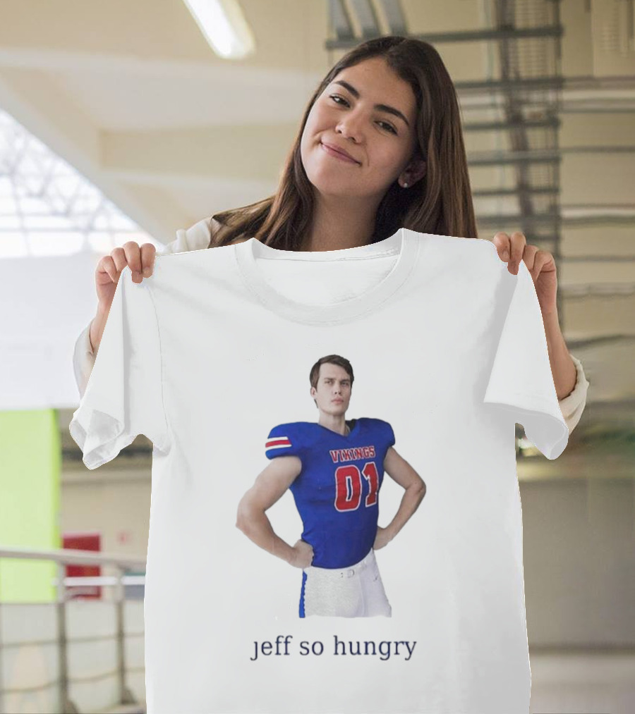 Vikings 01 Jeff So Hungry Football Player T-Shirt