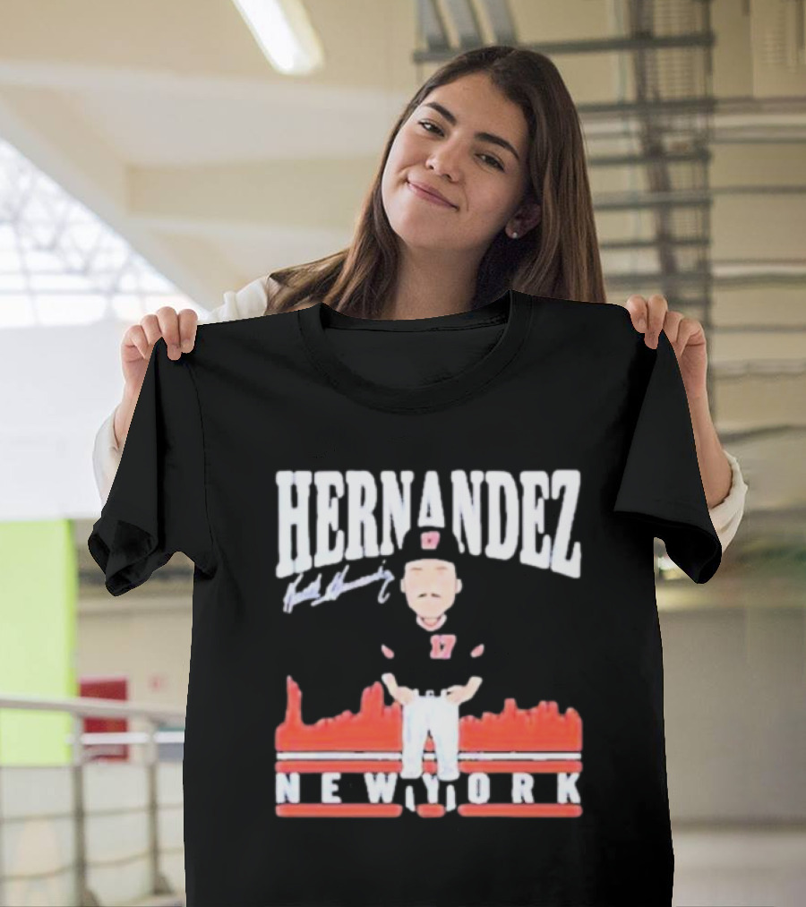 Hernandez Keith Hernandez Toon Signature New York T-Shirt