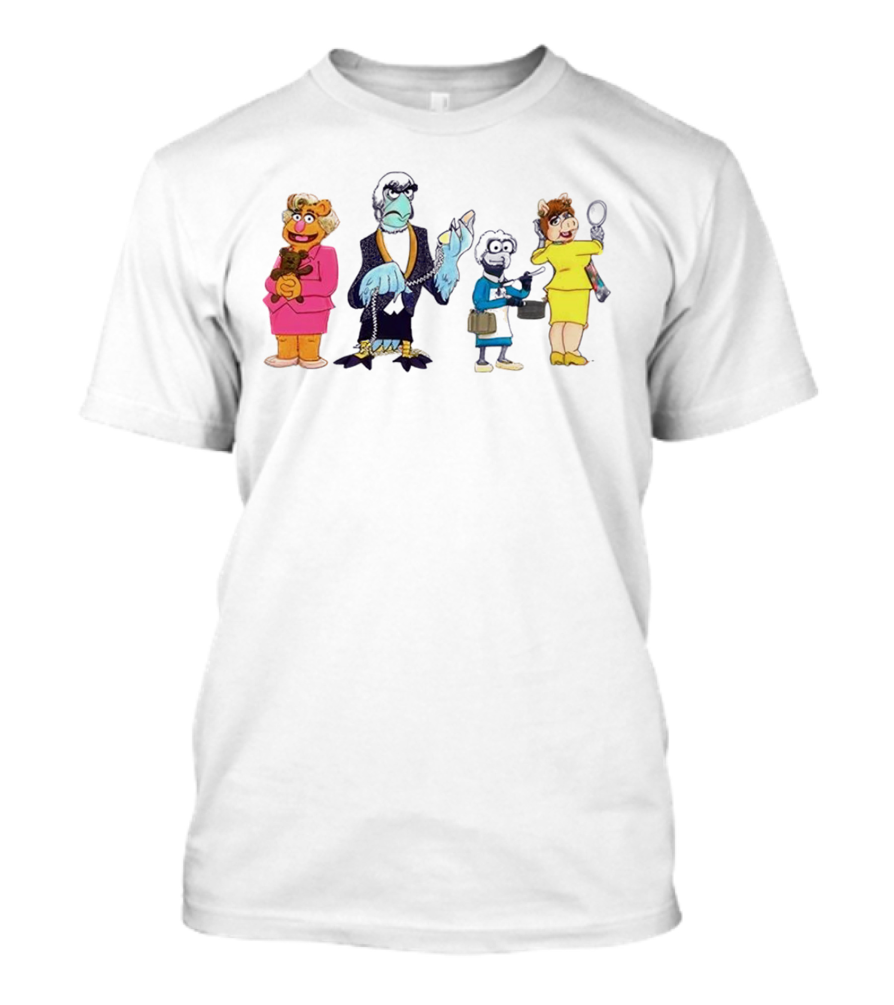 Golden Girls Muppets Characters Mashup T-Shirt