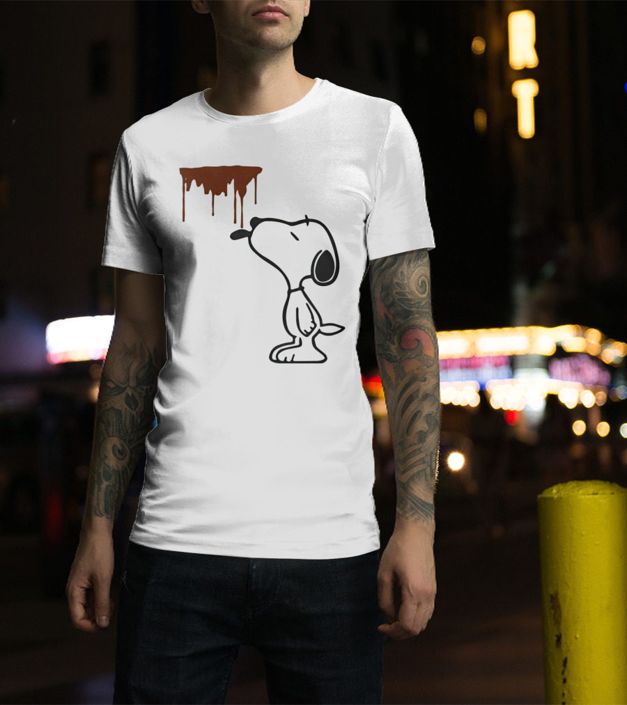 Snoopy Enjoys Dripping Coffee T-Shirt