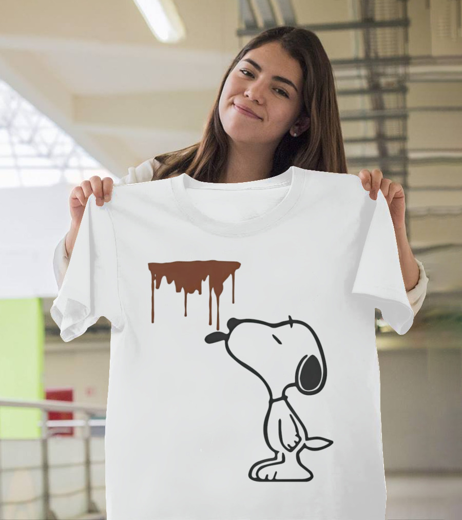 Snoopy Enjoys Dripping Coffee T-Shirt