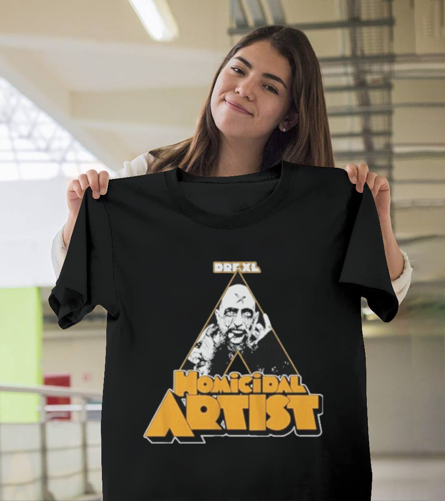 Drexl Homicidal Artist Retro Horror T-Shirt