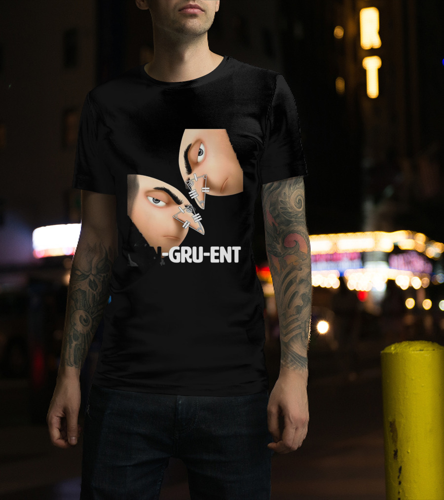 Felonious Gru CON-GRU-ENT Reflection Geometric Parallels T-Shirt