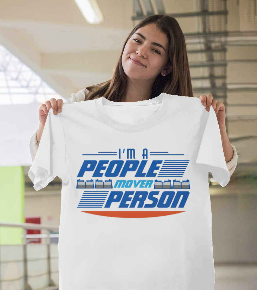 I'm a People Mover Person Retro Transit Inspired T-Shirt