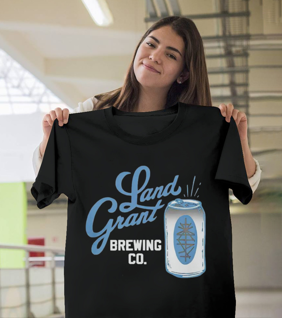 Land Grant Brewing Co Vintage Can T-Shirt