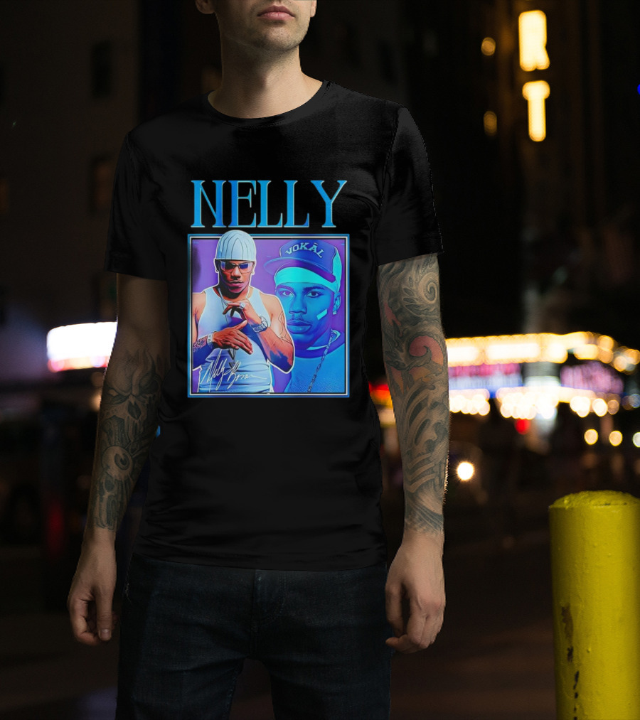 Nelly Vokal Hat And Iconic Signature T-Shirt