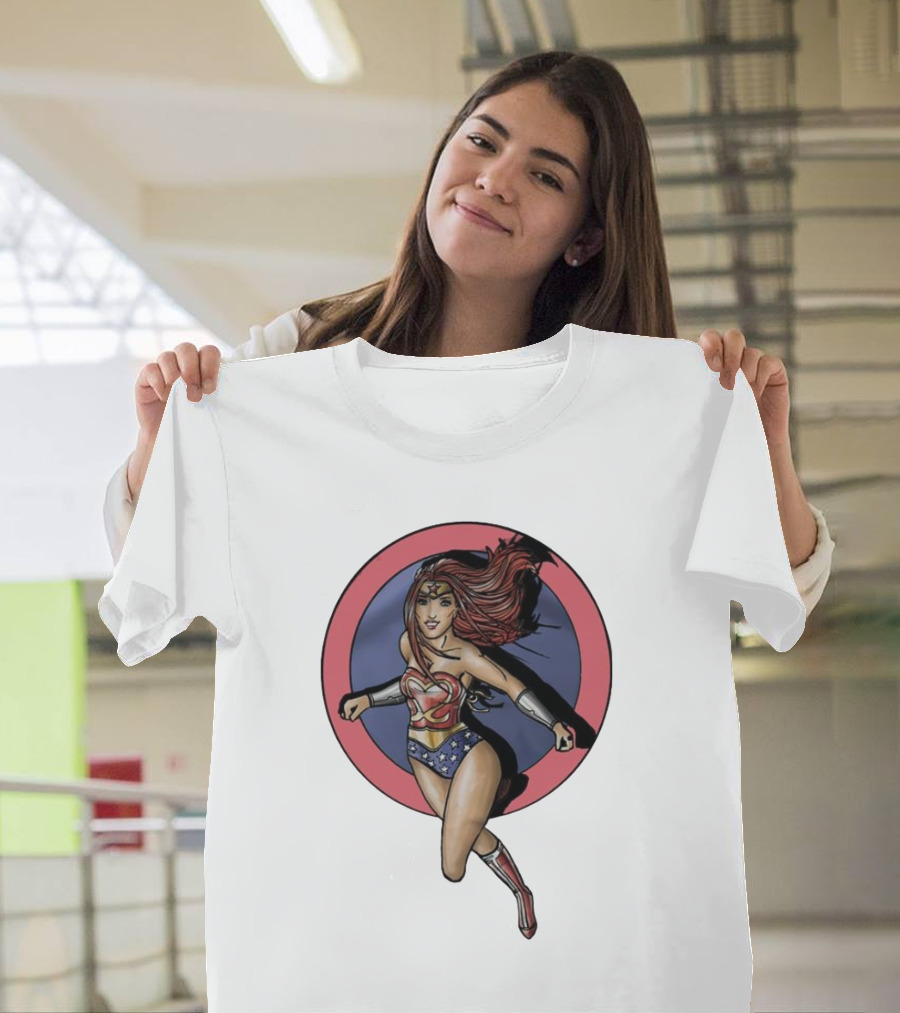 Sassy Stephie Wonder Woman Superhero Sassy T-Shirt