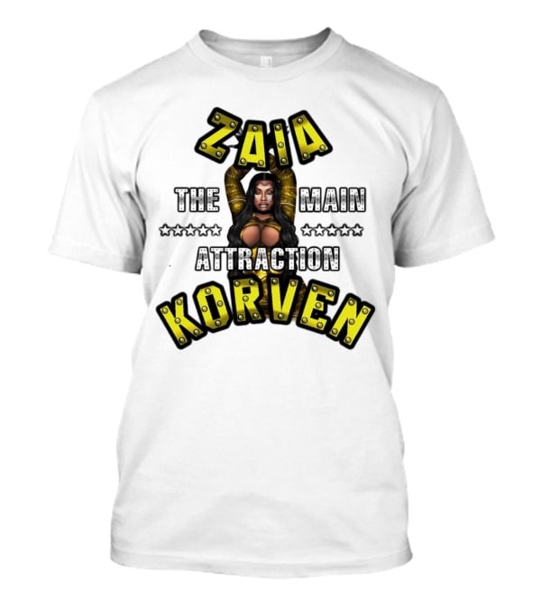 Zaia Korven The Main Attraction Stars T-Shirt