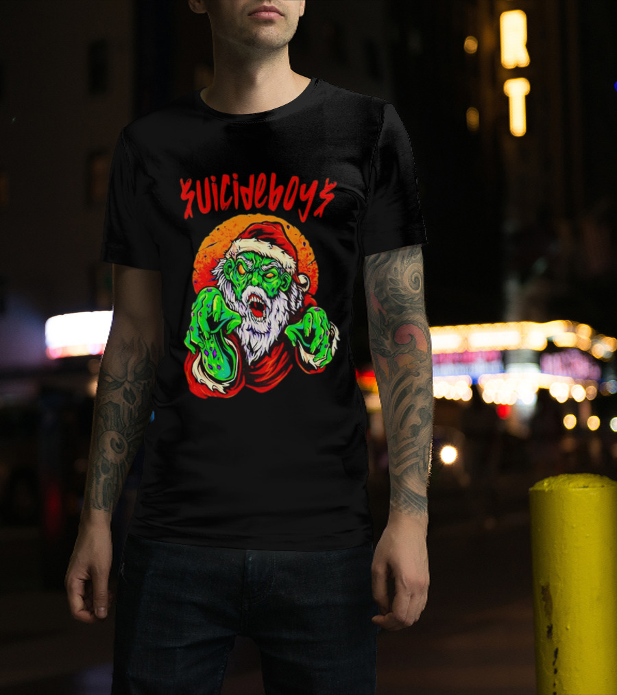 Suicideboys Zombie Santa Christmas Horror T-Shirt