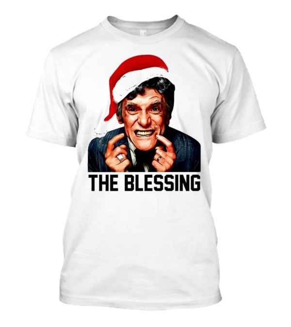 The Blessing Uncle Lewis Christmas Vacation Santa Hat T-Shirt