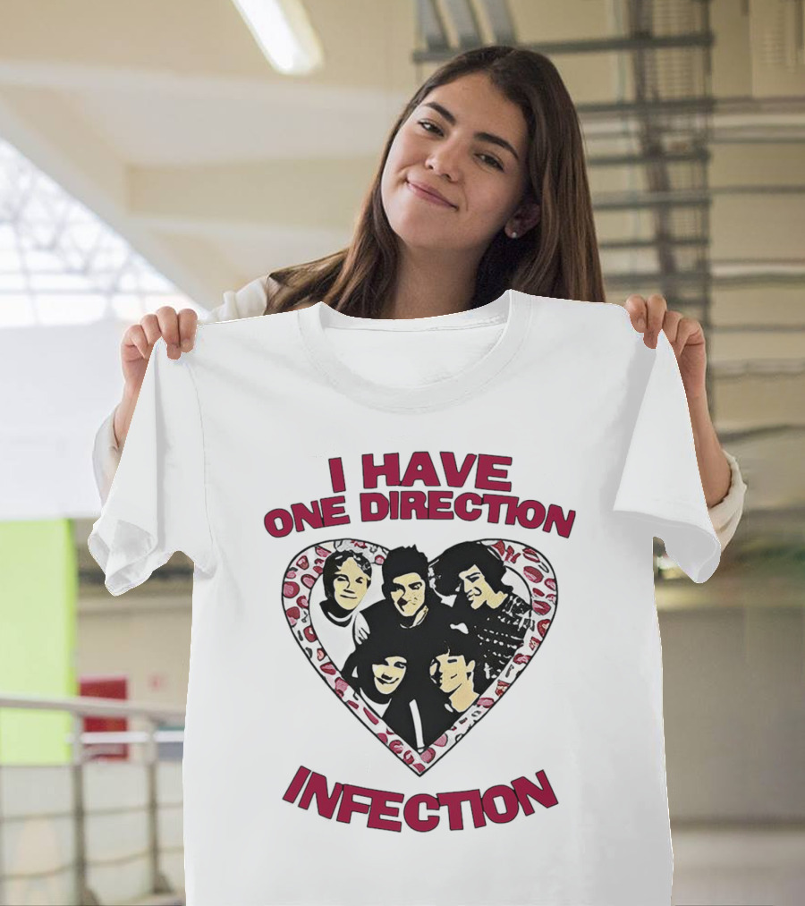 One Direction Infection Heart Fan T-Shirt