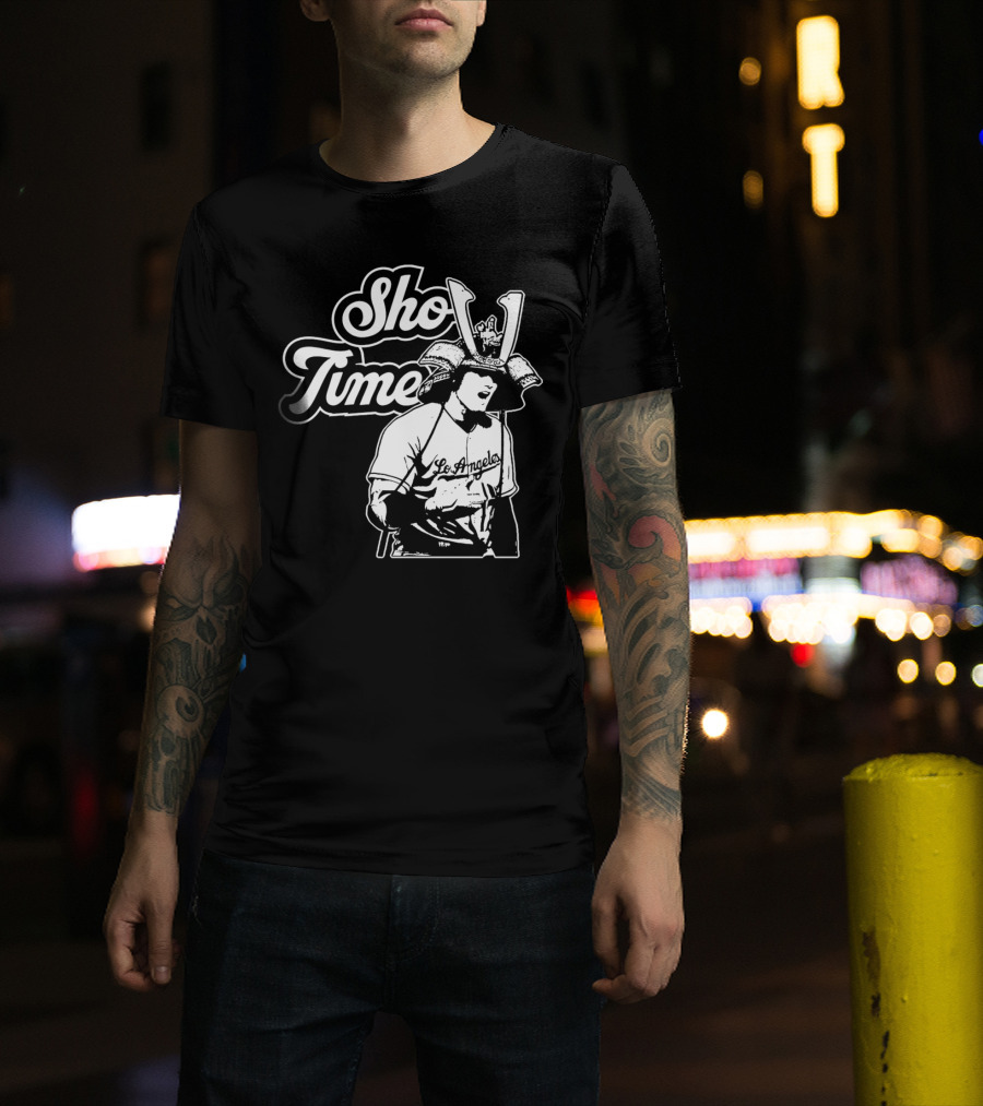 Sho Time Samurai Shohei Ohtani Los Angeles Baseball T-Shirt