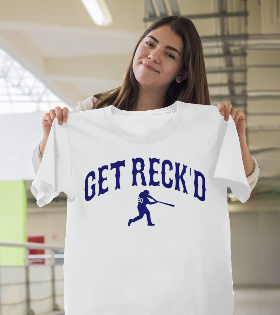 Get Reck'd Baseball 20 Autograph Player Swing T-Shirt