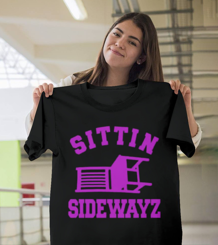 Sittin’ Sidewayz Purple Chair T-Shirt