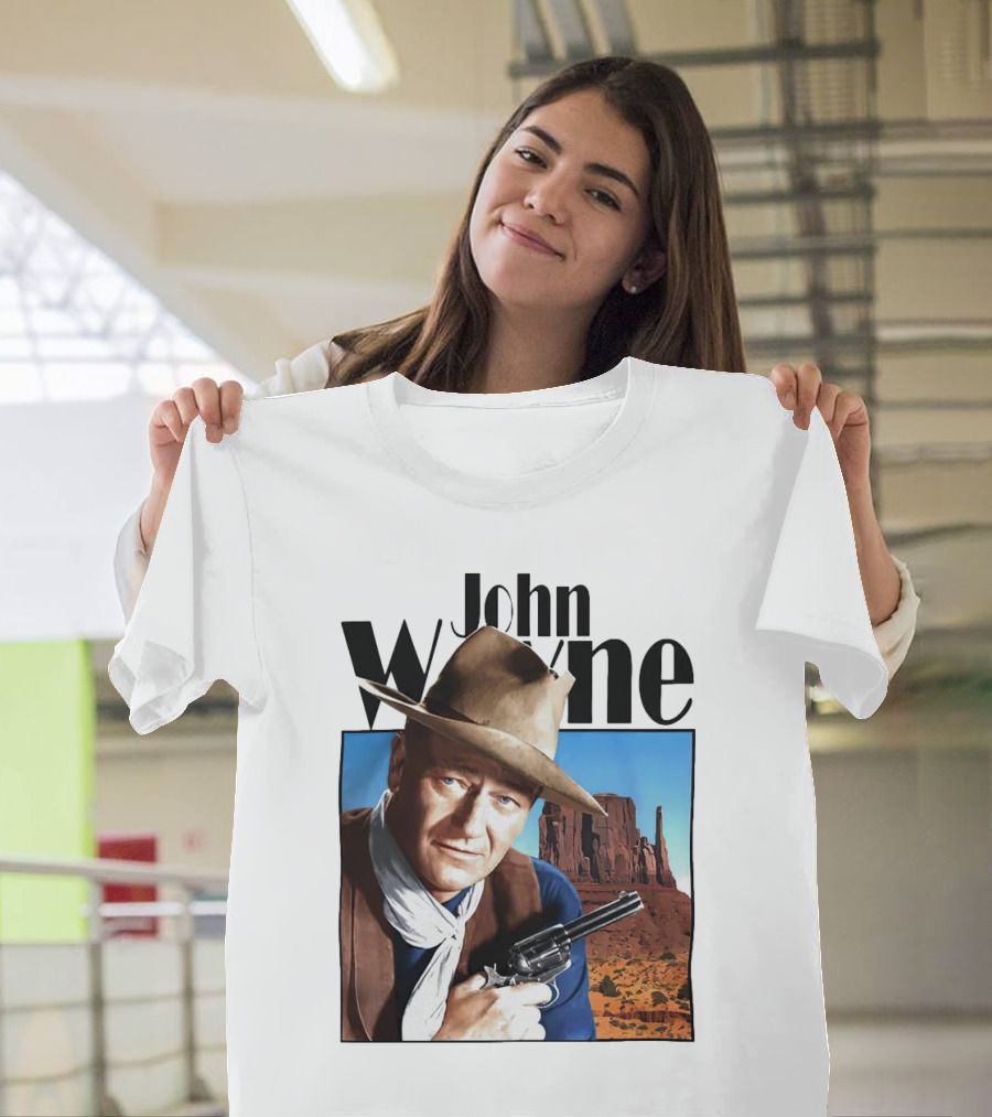 John Wayne Cowboy Western Movie Legend T-Shirt