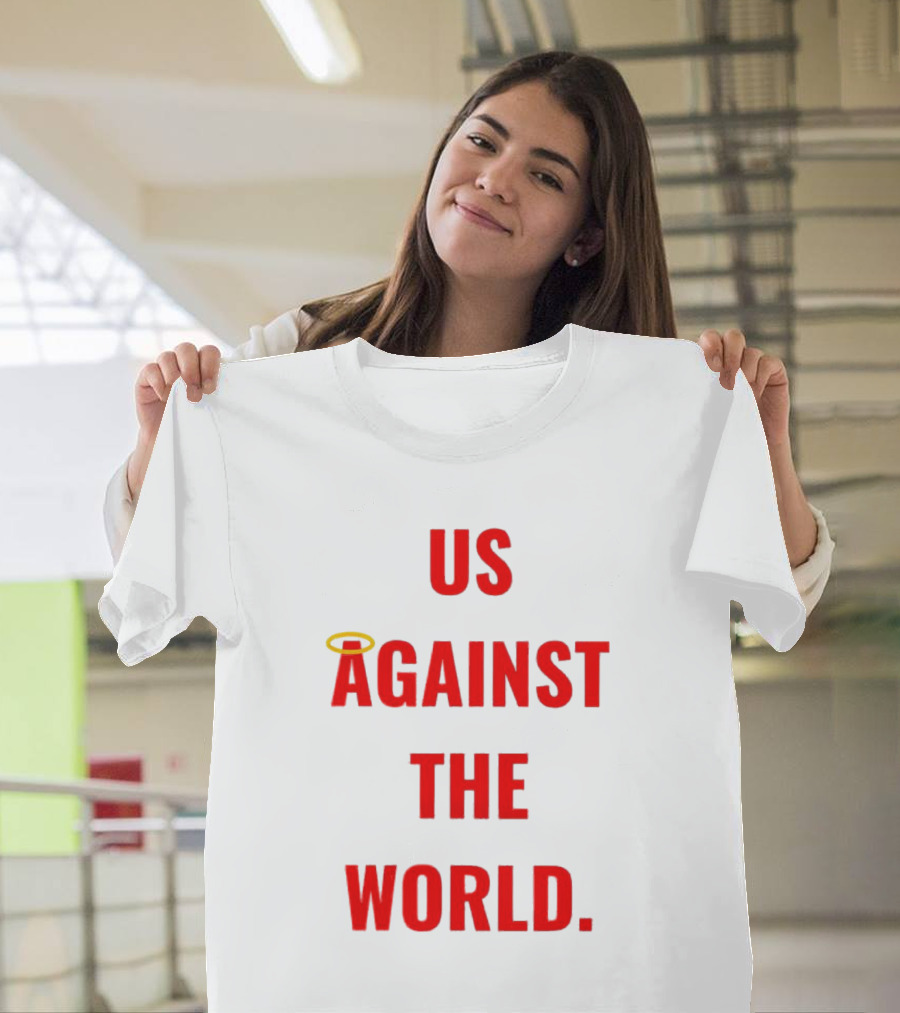 Us Against The World Angel Halo T-Shirt