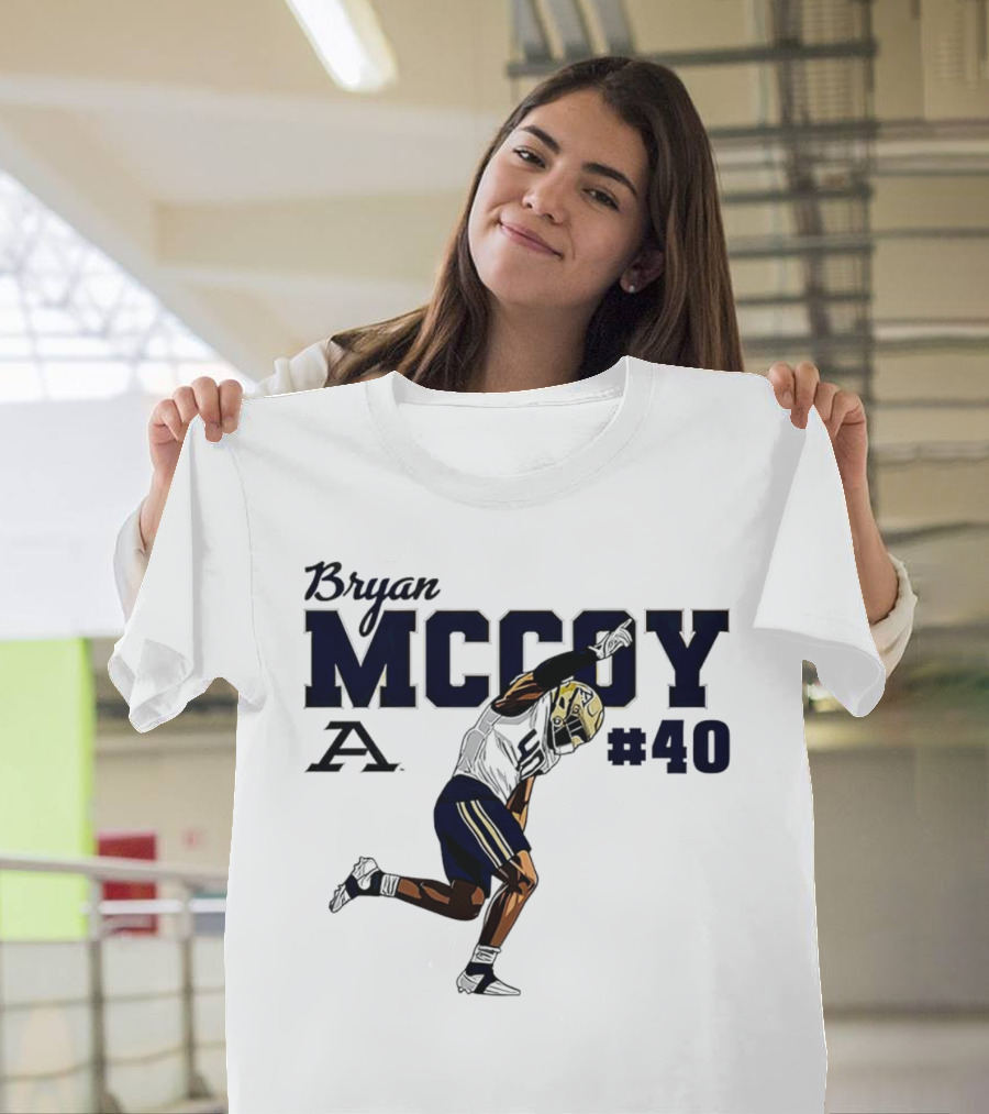 Bryan McCoy Akron Zips #40 NCAA Football T-Shirt