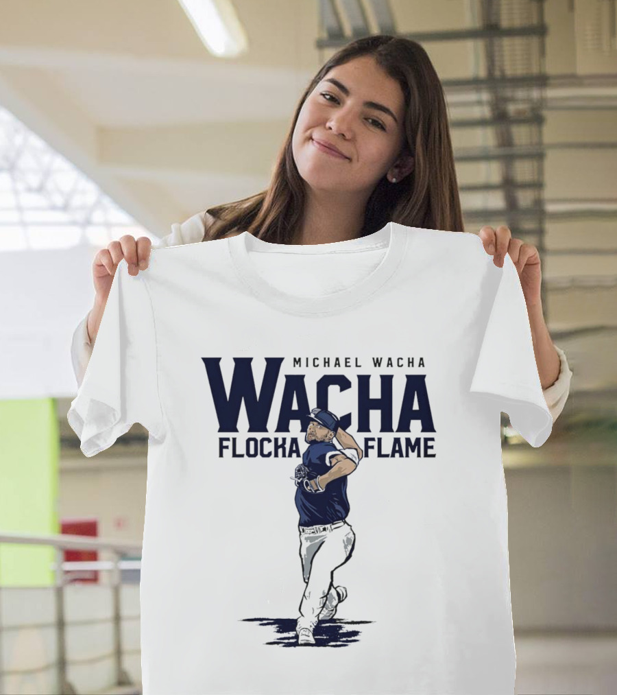 Michael Wacha Flocka Flame Pitching Baseball Kansas City Royals T-Shirt