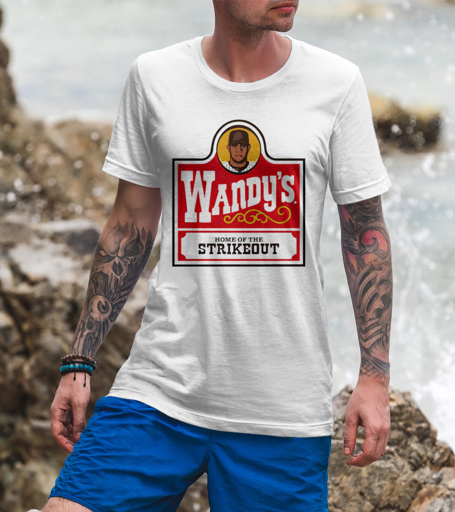 Wandy’s Home Of The Strikeout New York Baseball Classic Pitcher T-Shirt