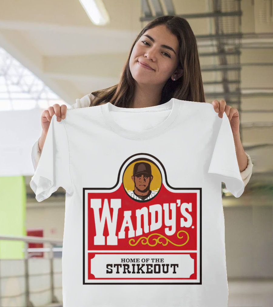Wandy’s Home Of The Strikeout New York Baseball Classic Pitcher T-Shirt