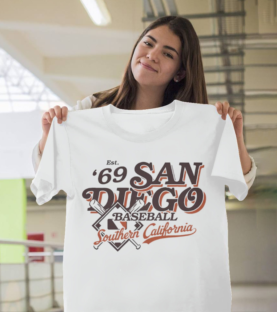 San Diego Baseball Est. '69 Southern California T-Shirt