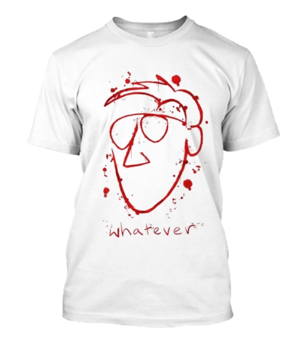 Orange Cassidy Blood Orange Whatever Minimalist Red Face T-Shirt